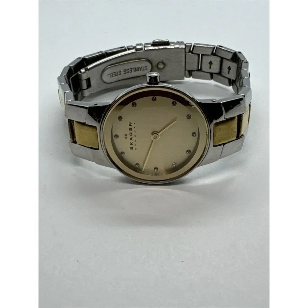 Skagen SKW2090 Women's Two Tone Stainless Steel Analog Dial Quartz Watch JNA966